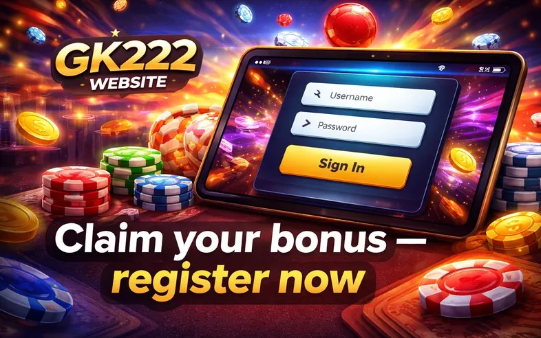 GK222 login page banner